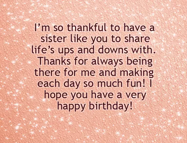 Happy Birthday Sister Love Happy Birthday Sister Love