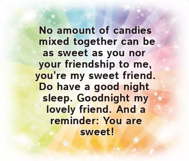 Good Night For My Friend