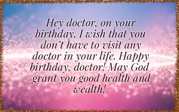 Birthday Wishes For Doctor Sister