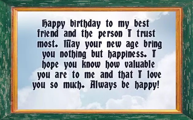 Happy Birthday Wishes Quotes For Best Friend Girl