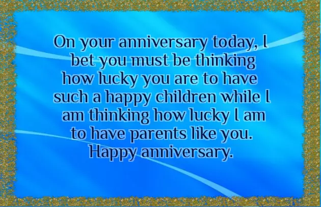 Wedding Anniversary Wishes To Father And Mother