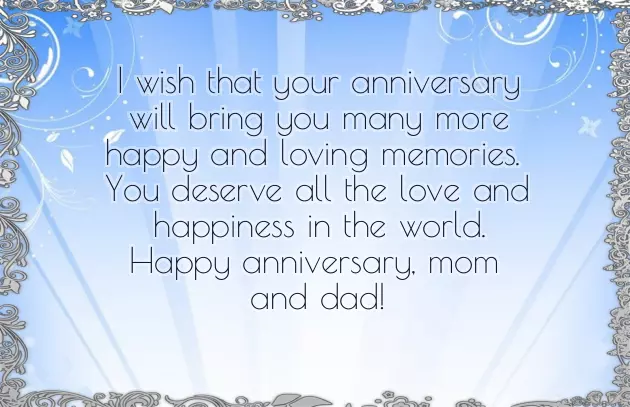 Wedding Anniversary Wishes To My Mom And Dad
