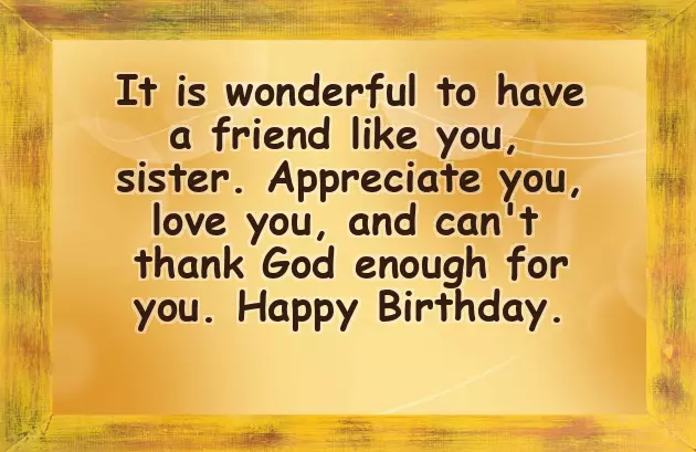 Sister To Brother Birthday Wishes