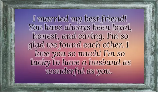 First Marriage Anniversary Wishes For Husband