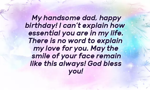 Nice Birthday Wishes For Dad