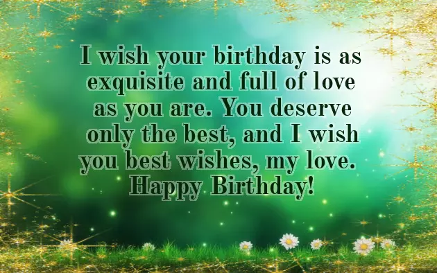 Happy Birthday Wishes To Girlfriend