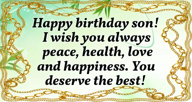 Congratulations To Parents On Their Son