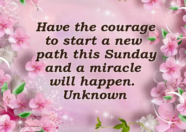 Wonderful Sunday Wishes