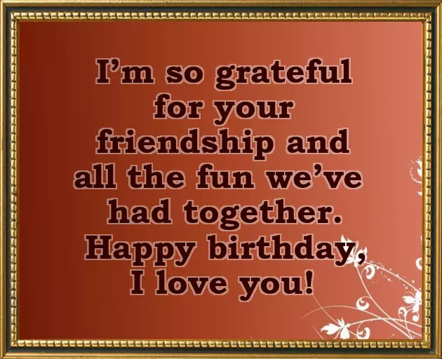 Words About Friend Birthday