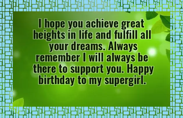 Beautiful Words For Daughter Birthday