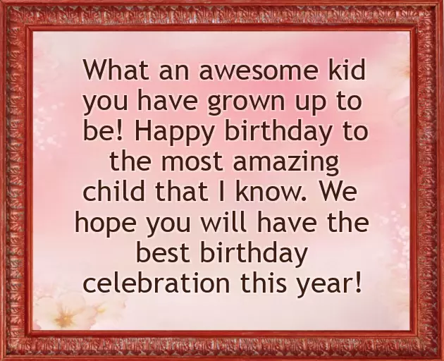 Birthday Greetings For Kids