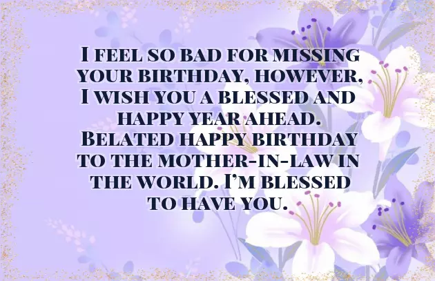 Wish Birthday Mother In Law