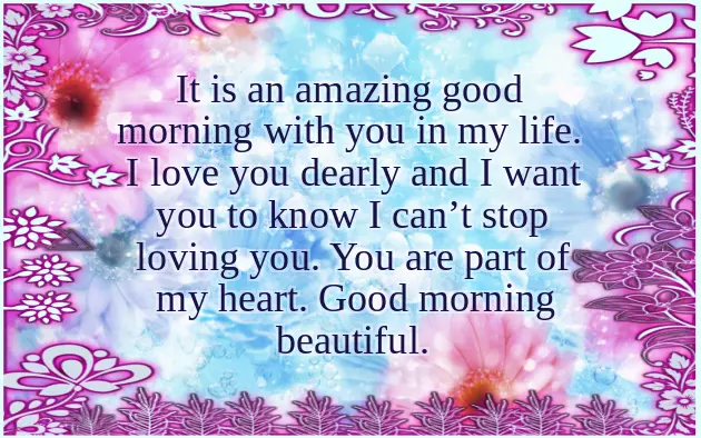 Girlfriend Morning Wishes