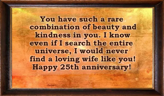 Silver Marriage Anniversary Wishes