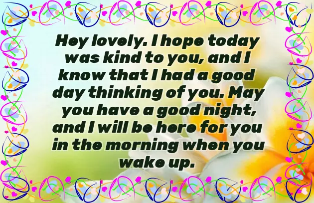 Good Night My Love Sweet Dreams