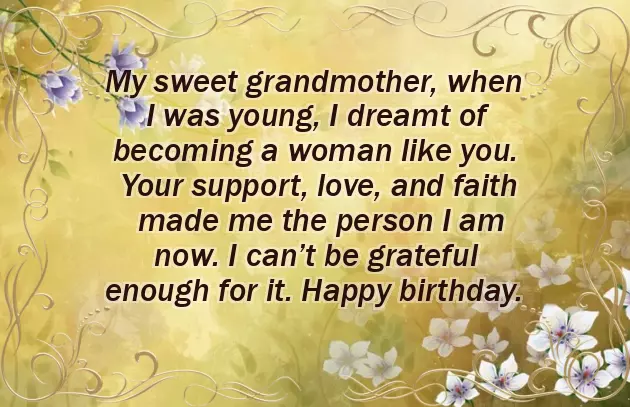 New Grandmother Wishes