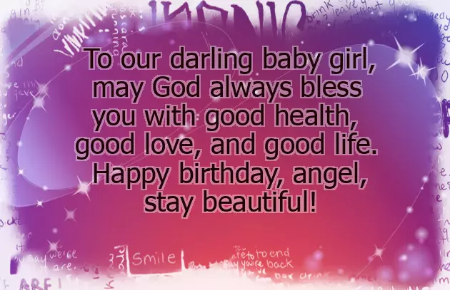 First Birthday Wish For Baby Girl First Birthday Wish For Baby Girl