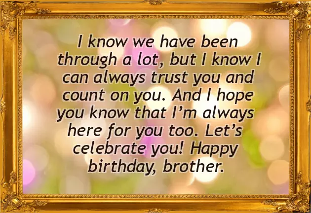 My Loving Brother Birthday Wishes