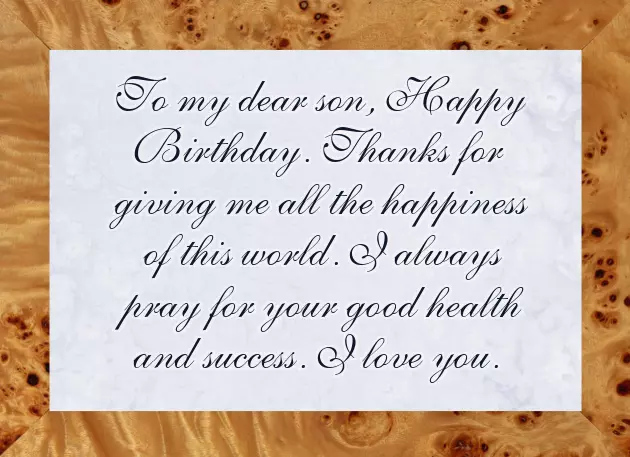 Free Birthday Greetings For Son Free Birthday Greetings For Son