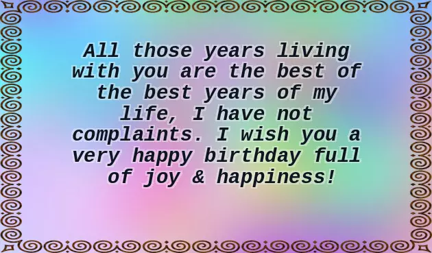 Happy Birthday Husband