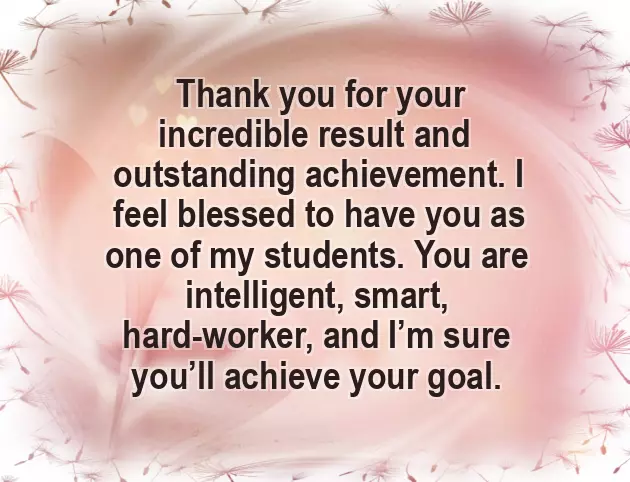 Congratulations On Getting Good Marks