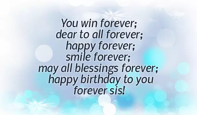 My Dear Sister Birthday Wishes