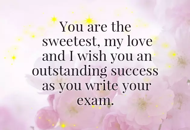 Exam Wishes Sms For Girlfriend