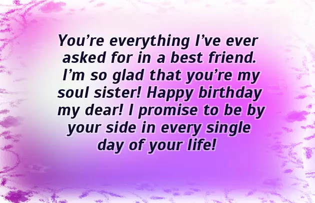 Birthday Wishes For Sister Not By Blood