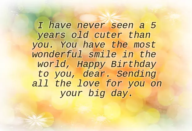 Granddaughter 5Th Birthday Wishes