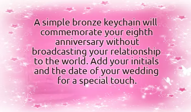 8Th Anniversary Gift For Him