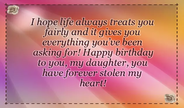 Short Birthday Wishes For Girl