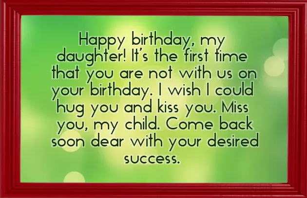 Birthday Wording For Daughter