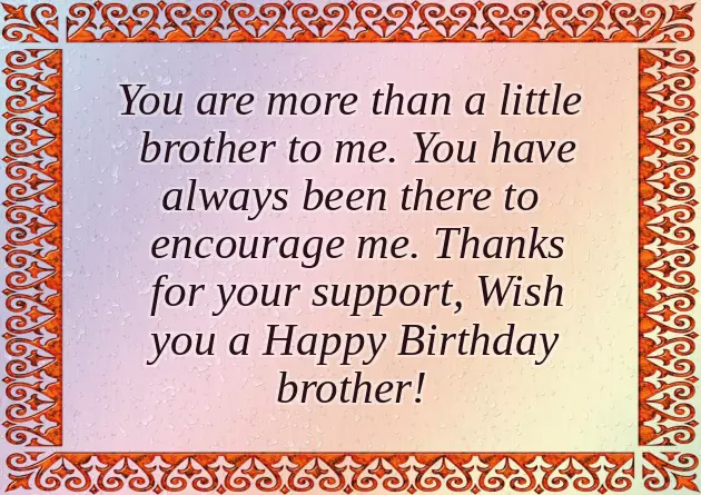 Happy Birthday To My Younger Brother Quotes