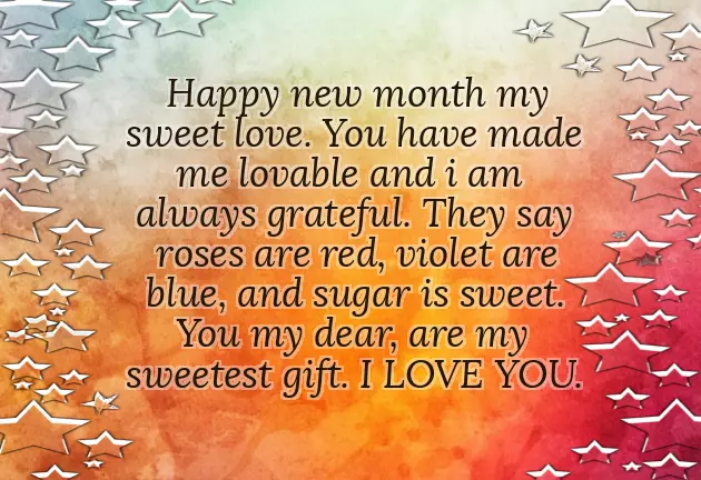 New Month Message To Lover