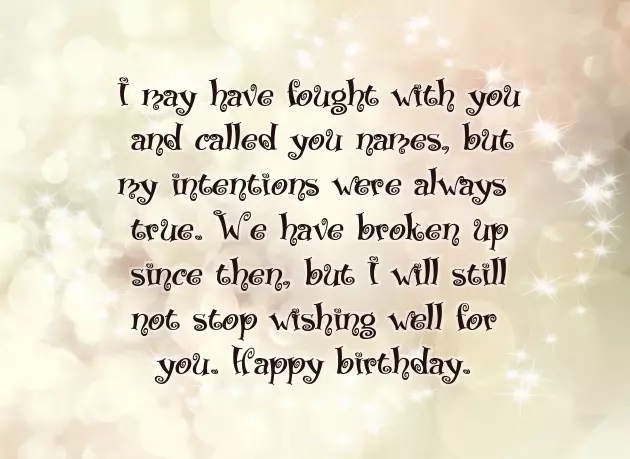 Wishing Happy Birthday To Ex Girlfriend Wishing Happy Birthday To Ex Girlfriend