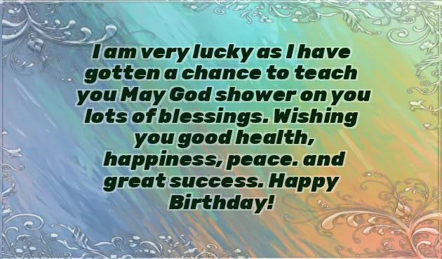 Sample Birthday Wishes