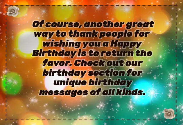 Thanks For All Your Wishes Thanks For All Your Wishes