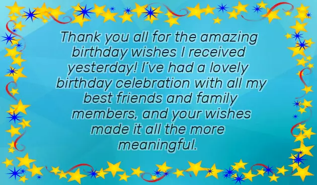 Birthday Thanking Quotes Birthday Thanking Quotes