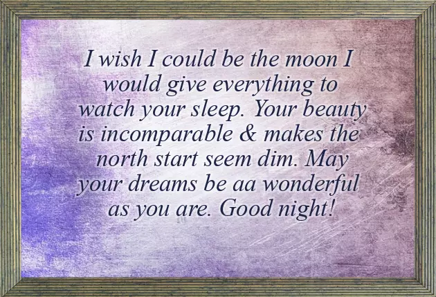 Good Night Thought In English
