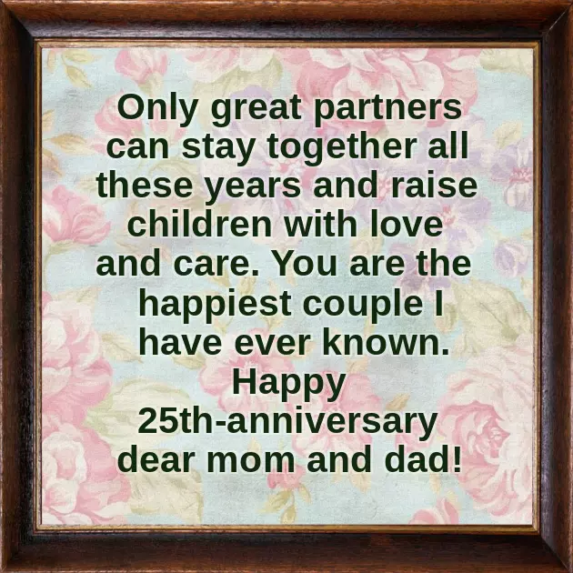 Happy Marriage Anniversary To Parents