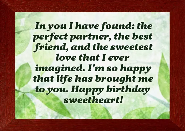 Words For My Wife On Her Birthday