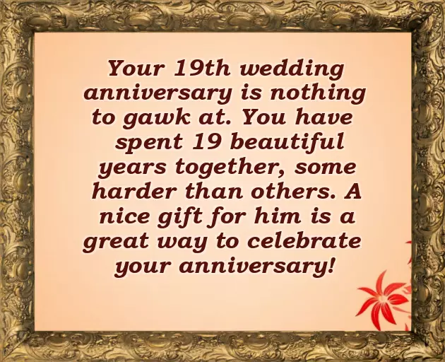Bronze Wedding Anniversary