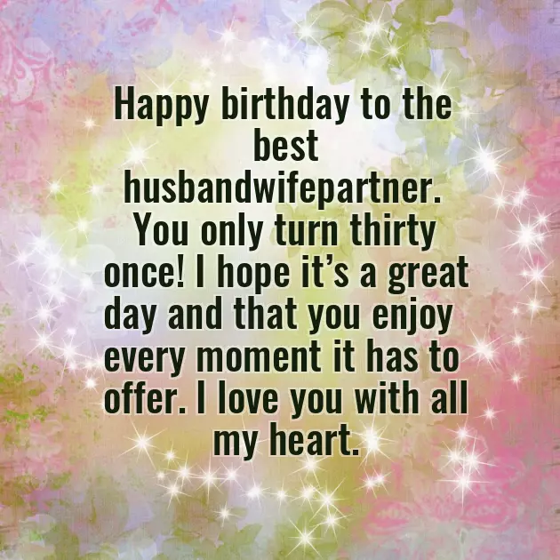 Birthday 30Th Wishes