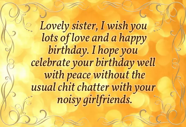 Quotes For Sister Birthday Funny Quotes For Sister Birthday Funny