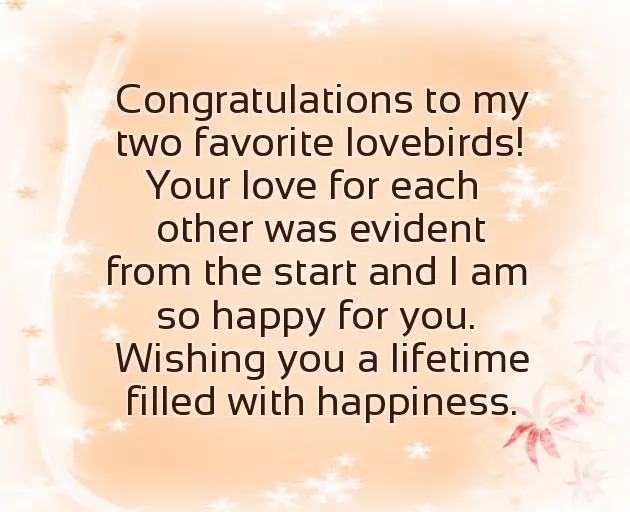 Newlywed Congratulations Message Newlywed Congratulations Message