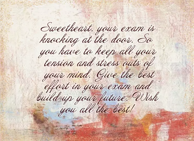 Wish You All The Best For Your Exam Wish You All The Best For Your Exam