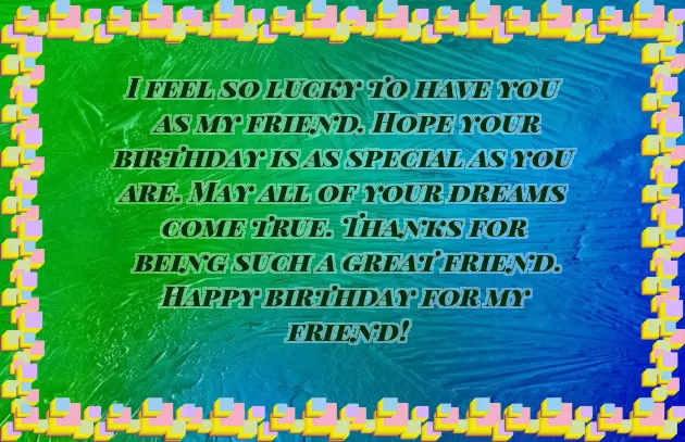 Happy Birthday To You My Dear