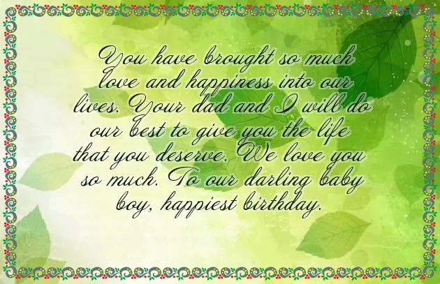 Wishes For Baby Boy Birthday