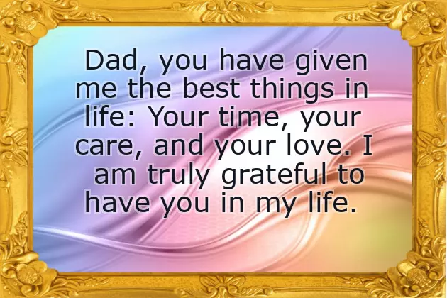 Best Fathers Day Message From Son