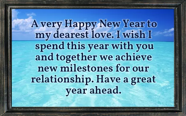 New Year Msg To Love